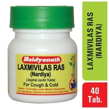 Baidyanath Vansaar Laxmivilas Ras (Nardiya) (40 Tablets) Free Delivery 7-10 days