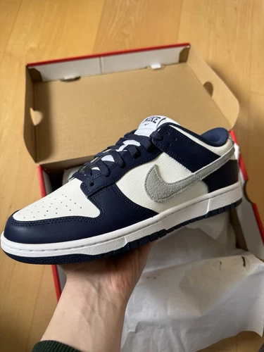 EU Größe 44 - Nike Dunk Low Midnight Navy Smoke Grey