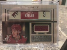 2019-20 Upper Deck SP Game Used Locker Essentials Clayton Keller #LE-CK 