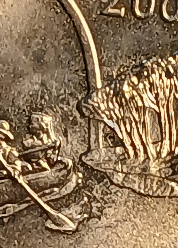 2003 P Missouri quarter *strike through Lamination Error* ? MS Uncirculated - Image 3 of 4