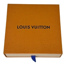 Louis Vuitton Medium Empty Slide Out Gift Box & Bag 6.75”x6.75”x1.5" Authentic