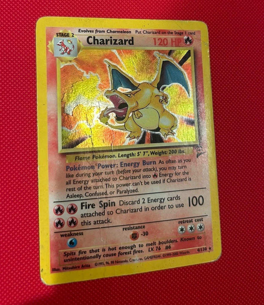Pokémon Charizard Base Set Cards for sale - eBay