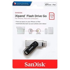 SanDisk iXpand GO 64GB/128GB USB Flash Drive Black and Sliver-UK