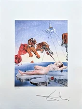 SALVADOR DALÍ - Dream caused by the flights of a bee - signed, limited edition