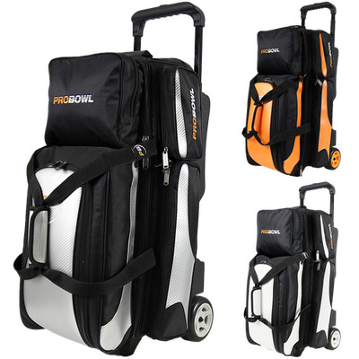 Bowling Ball Tasche Probowl Deluxe 3-Ball Roller