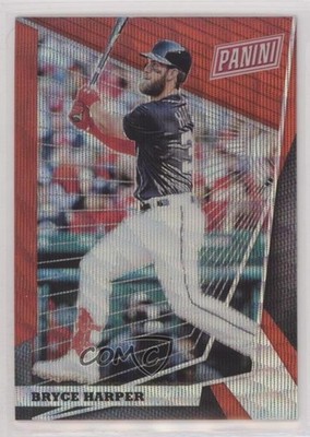 2018 Panini The National VIP Red /25 Bryce Harper #35 o7m