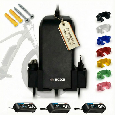 Wandhalterung passend für Ladegerät 2A 4A 6A Bosch eBike Charger - R-Satz Shop