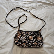 Borsa a tracolla Vera Bradley Maggie Caffe Latte marrone nero donna piccola
