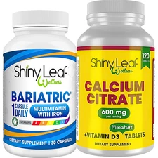 Bariatric Multivitamin with Iron and Calcium Citrate 600mg (Unflavored)