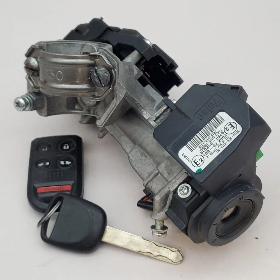 2005-2007 HONDA ODYSSEY Ignition Switch Lock Cylinder W/ Key, Remote Immobilizer - Image 3 of 4