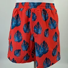 Bird Bogs, Boom for Your Boomstick Swim Trunks Mens Blue Corral Lined Med