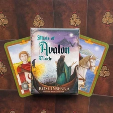 Mists Of Avalon Oracle Cards Deck Rockpool Esoteric Rose Inserra Magic Druid NE