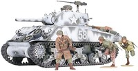 Tamiya 300035251-1:35 Wwii Us Sherman M4A3 Haubitze, 105 Mm (9), Silber