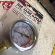 Performance Tool W10055 0-200 PSI Air Gauge for Air Tank Accessory