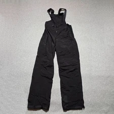 Polar Edge Ski Snow Bib Overall Pants Mena Large Black Silver Series