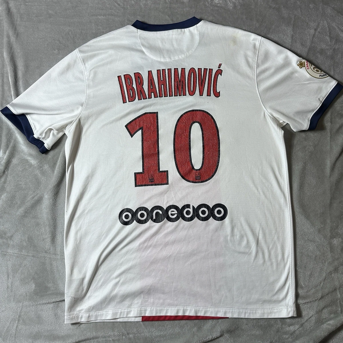 パリ・サンジェルマン IBRAHIMOVIĆ 10番 半袖 ユニフォーム 2015/16 PSG Away Jersey #10 Ibrahimovic Small Nike Paris Saint