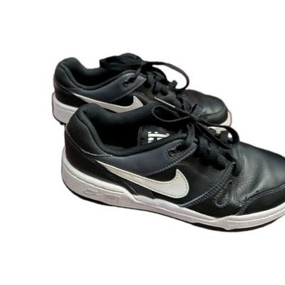 Nike Men's Full Force Low Black Retro Leather Lifestyle Sneaker 5Y