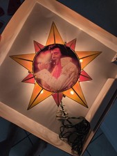 Kurt Adler Elvis Presley Light Up Star Tree Topper Multicolor The King of Rock