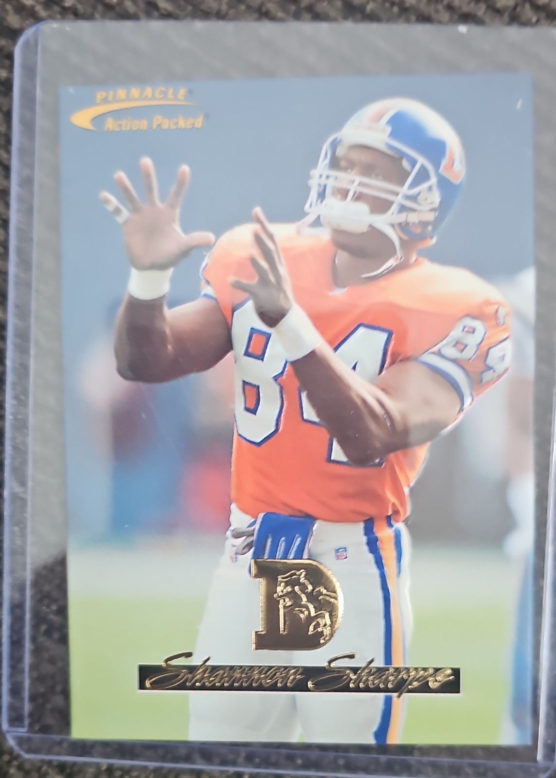 1996 Pinnacle Action Packed - Shannon Sharpe #111