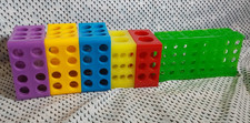 6 PIECE TEST TUBE HOLDER BUNDLE-UNBRANDED-VARIOUS SIZES