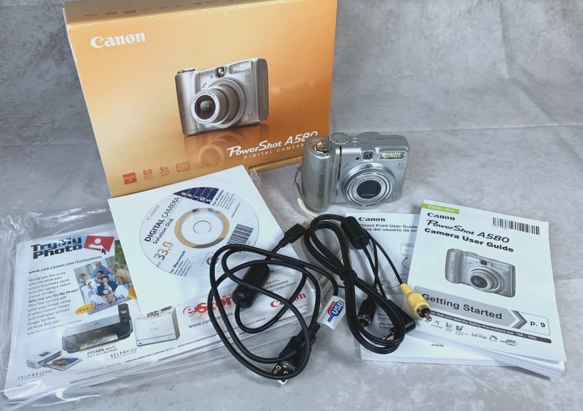 Canon Powershot A580 Viewfinder Digital Cameras for Sale | Shop
