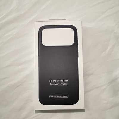 Apple iPhone 17 Pro Max Black Case. TechWoven. NEW