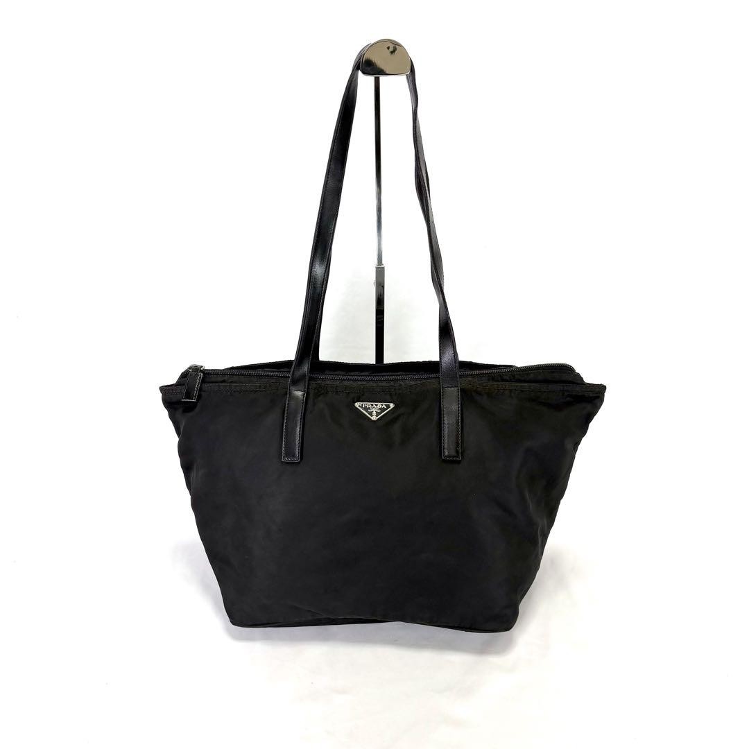 PRADA ミニトートバッグ ナイロン ブラックw5 プラダ PRADA ナイロン ミニ トートバッグ 黒 ブラック系