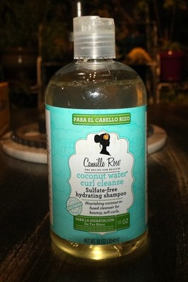 Camille Rose Coconut Water Curl Cleanse Hydrating Shampoo Sulfate Free 12 oz