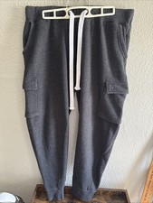 Women's Loose-Fit Fleece-Lined Cargo Jogger Sweatpants Sizes: S-2XL NEW