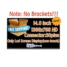 For Dell B140XTN07.4 0CDJJ8 LCD SCREEN DISPLAY 14'' 1366x768 HD 30PIN NO Touch