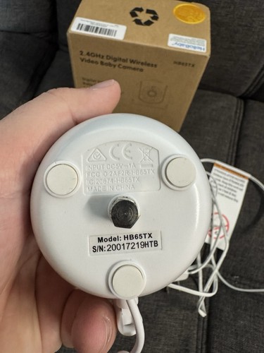 Hello Baby Monitor Model HB65RX 3.2" LCD Display 2 Way Talk 2 Cameras - Picture 4 of 4
