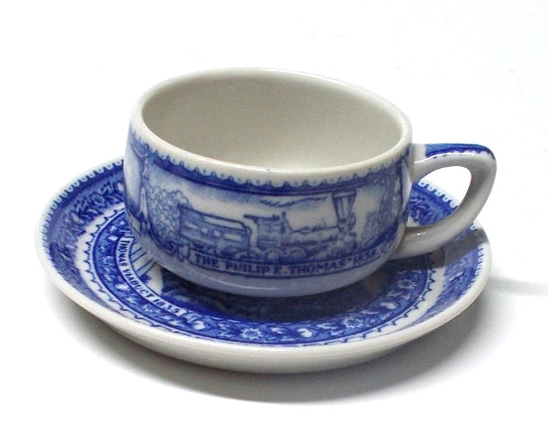 Vintage 1927 Centennial  B&O Railroad DEMITASSE CUP & SAUCER