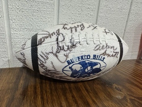 Vintage 1966 - 1967 Buffalo Bills Autographed FOOTBALL Signed Authentic NFL