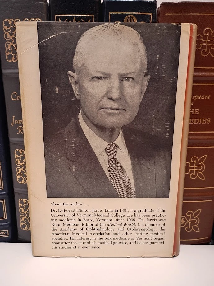 Folk Medicine Dr Jarvis HC Book + Pamphlet Apple Cider Vinegar Honey Foto 4 de 4