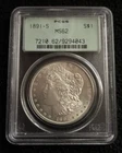 1891-S PCGS MS62 OGH MORGAN SILVER DOLLAR NICE OLD GREEN HOLDER