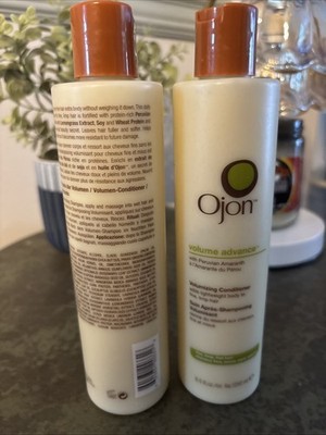 (2) Ojon Volume Advance Volumizing Conditioner Lightweight Body Fine Hair 8.5oz