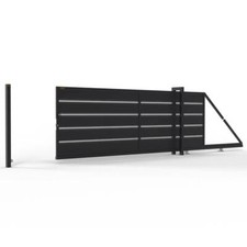 Schiebetor Tor Einfahrtstor Metall Sichtschutz Stahltor Hoftor nach Maß - BR.31