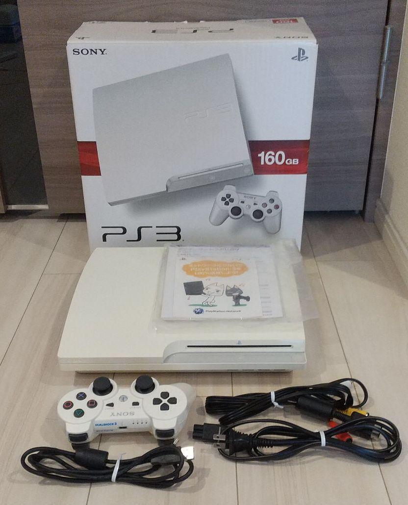 PLAYSTATION 3 160GB Classic White PS3 SONY CECH-3000A LW boxed