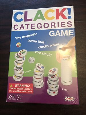 NEW Sealed Clack! Categories Board Game 2-8 players, Ages 7+ Amigos