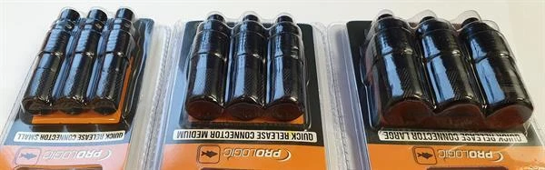 Prologic Black Night Quick Release Adapter 1er 3er Set Pod Kescher Bissanzeiger - Bild 2 von 3
