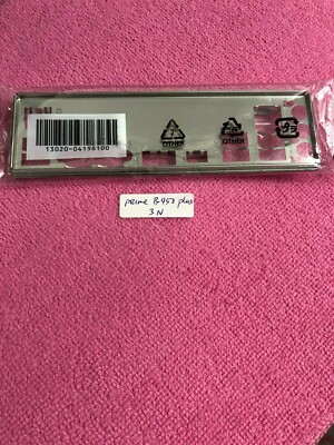 ASUS IO SHIELD for ASUS PRIME B450 PLUS  , ORIGINAL ONE