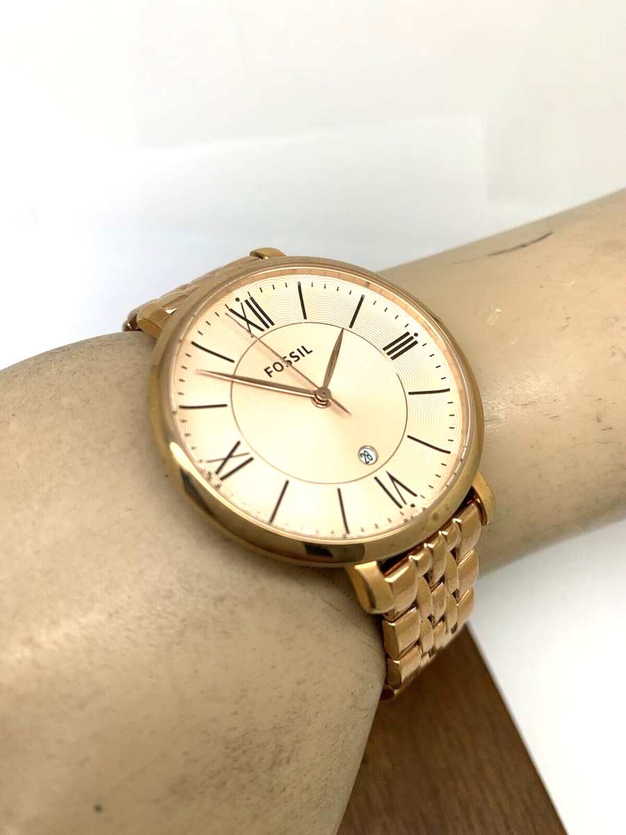 Fossil Womens Watch ES3435 Jacqueline Rose Gold Tone  display picture 1