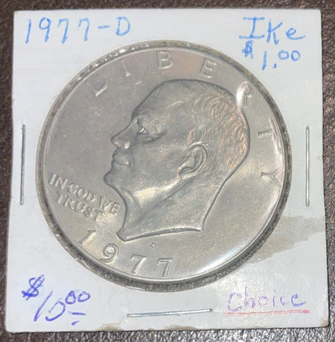 $1 Dollar IKE 1977D and .50c JFK 1967 1969D Silver & 2 1976D Bicentennial Coins - Picture 9 of 12