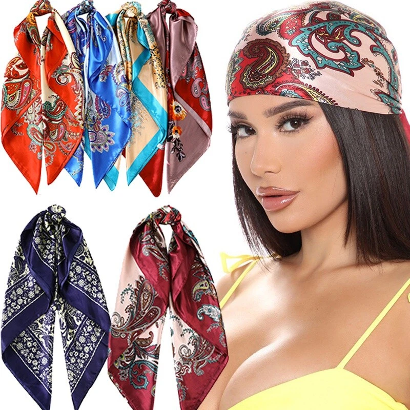 Silk Head Scarf Bandana