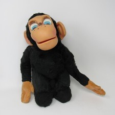Vintage Mattel Chester O'Chimp Yacker 1964 Plush Animal talker Rubber Monkey