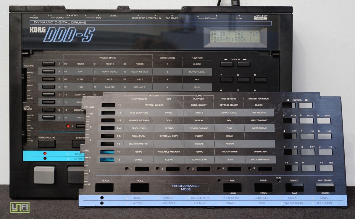 KORG DDD-5 Vintage 80s Dynamic Digital Programmable Drum Machine