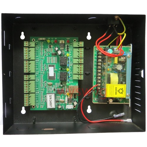 2 Door TCP/IP RFID IC Access Control Board AC 110 - 240 Metal Case Free Manual - 第 1/9 張圖片