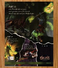 Azurik Go Elemental Only on XBOX - Video Game Print Ads Poster Promo Art 2002