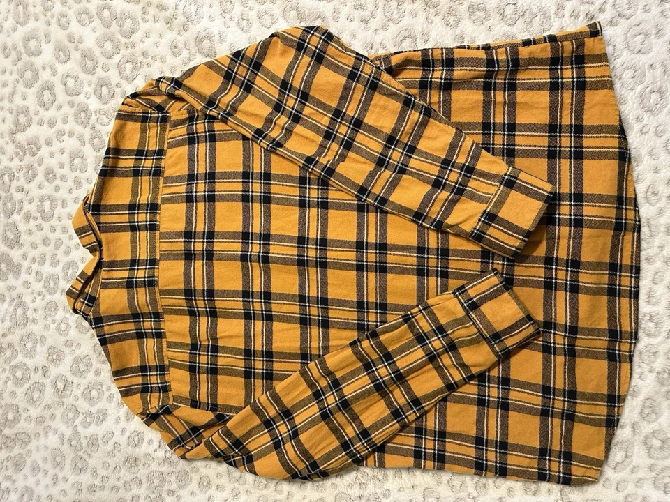 American Rag Hombres Manga Larga Abotonada Franela Ligera Talla XXL T2 Foto 3 de 3