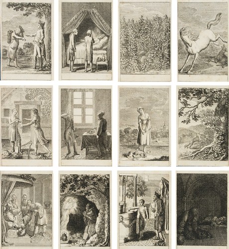 D. CHODOWIECKI (*1726), Illustrationen zu Fabeln und Erzählungen, 1793, Rad. - Picture 6 of 6